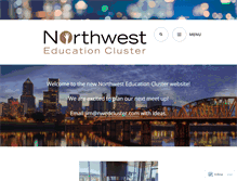 Tablet Screenshot of nwedcluster.com